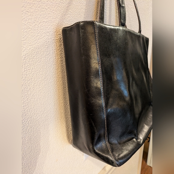 VTG 1990's Carolee Leather Tote - Picture 4 of 14